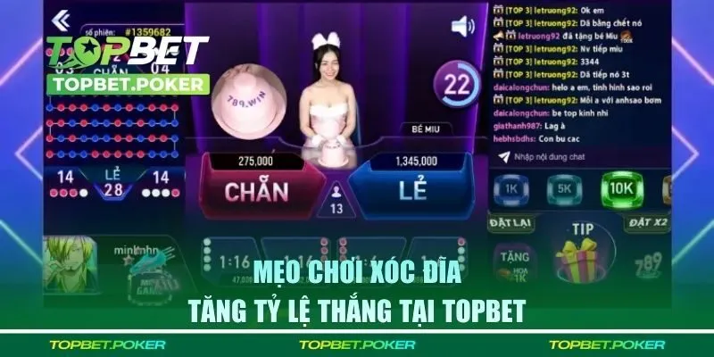 Mẹo chơi xóc đĩa tăng tỷ lệ thắng tại TOPBET
